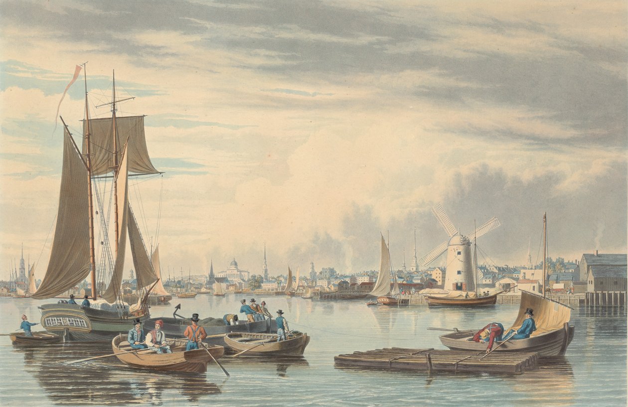Boston: Von City Point in der Nähe der Sea Street von William James Bennett