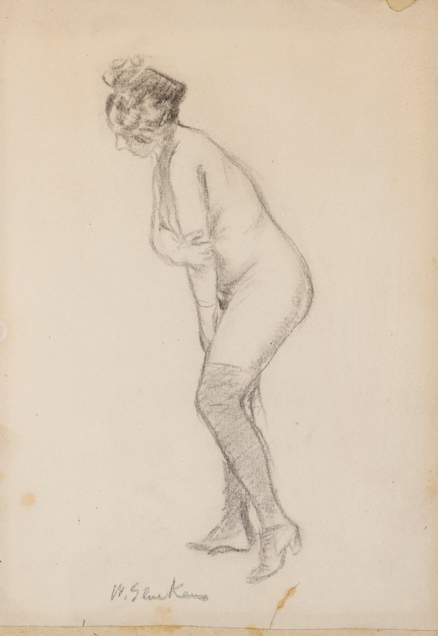 Stehende nackte Frau von William James Glackens