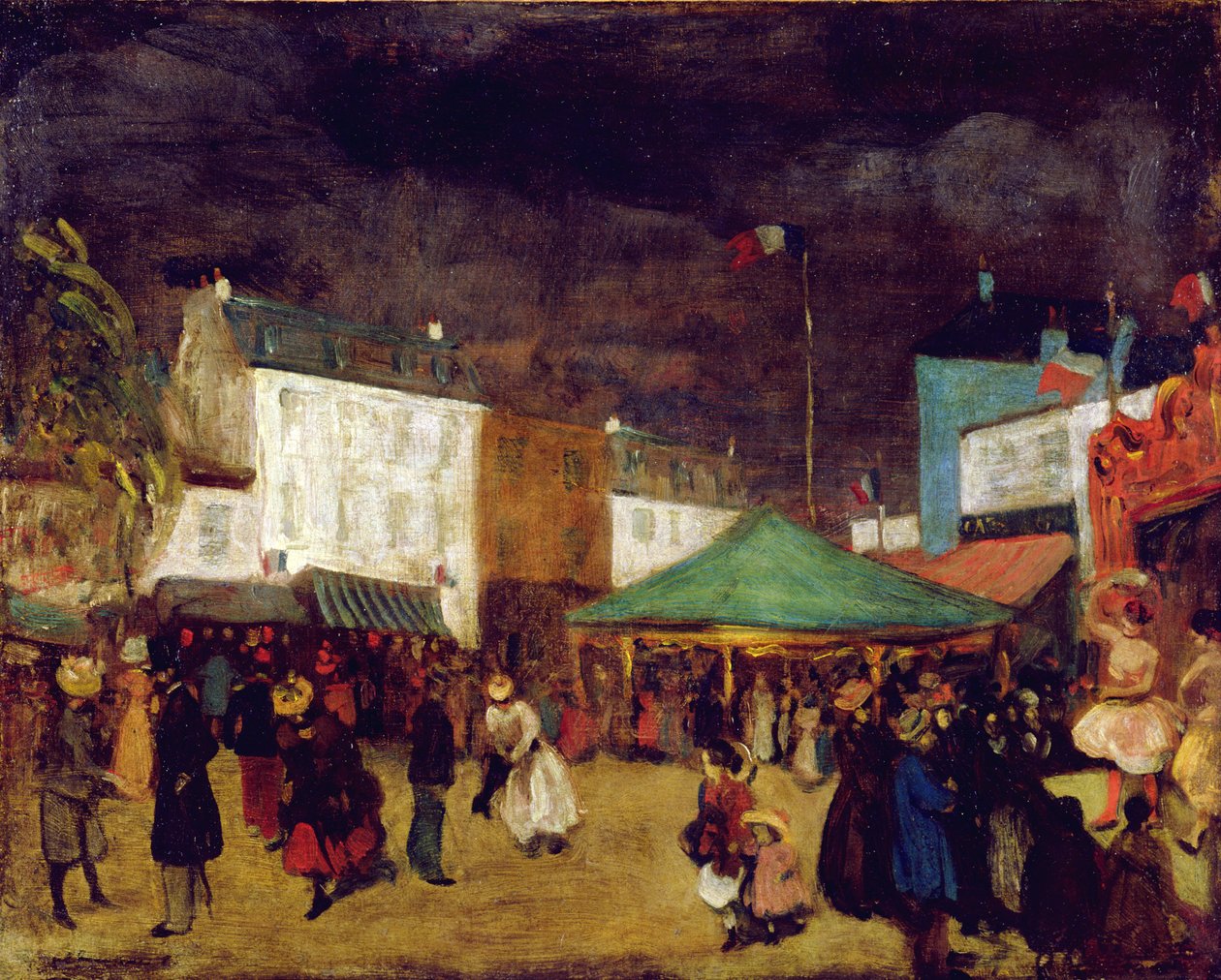Das Jahrmarkt, ca. 1895 von William James Glackens