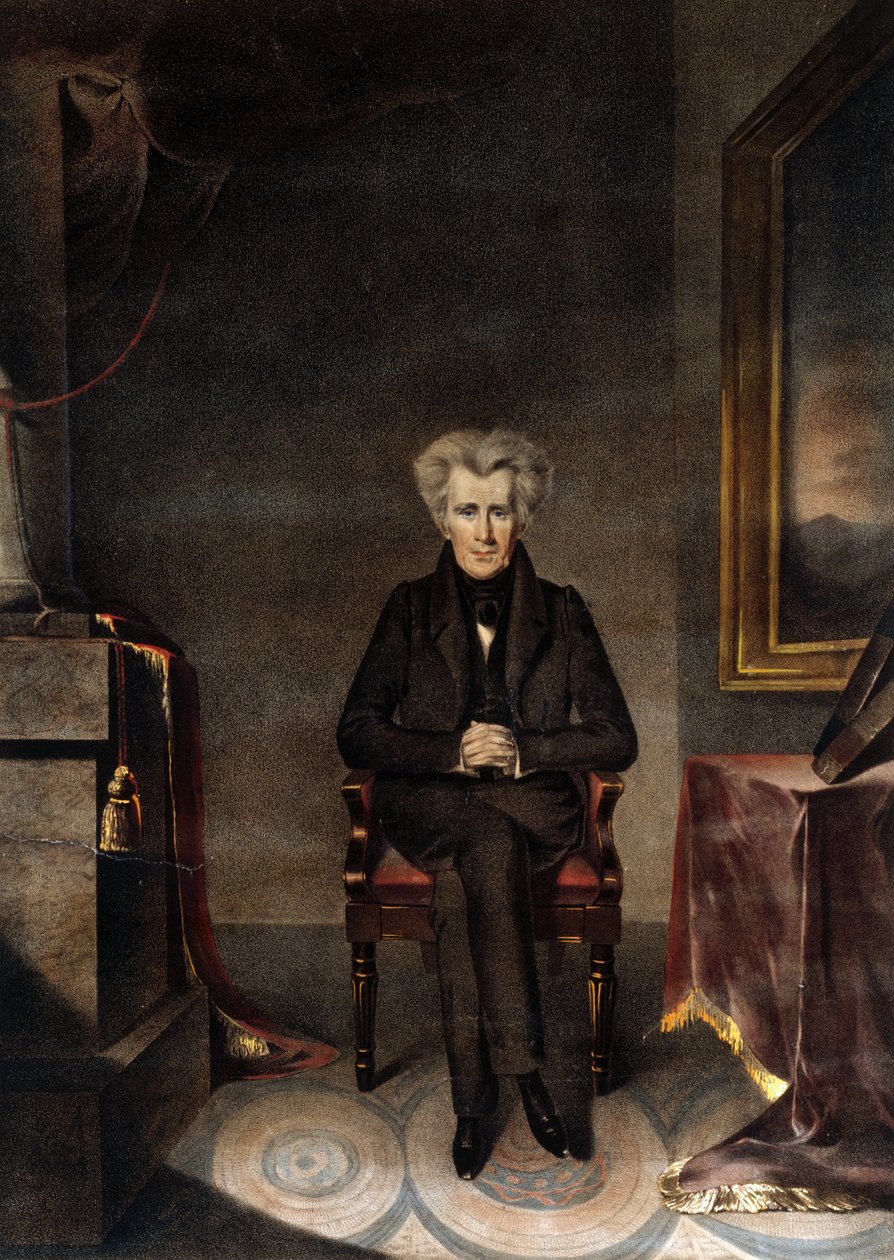 Andrew Jackson, veröffentlicht ca. 1835 von William James Hubard