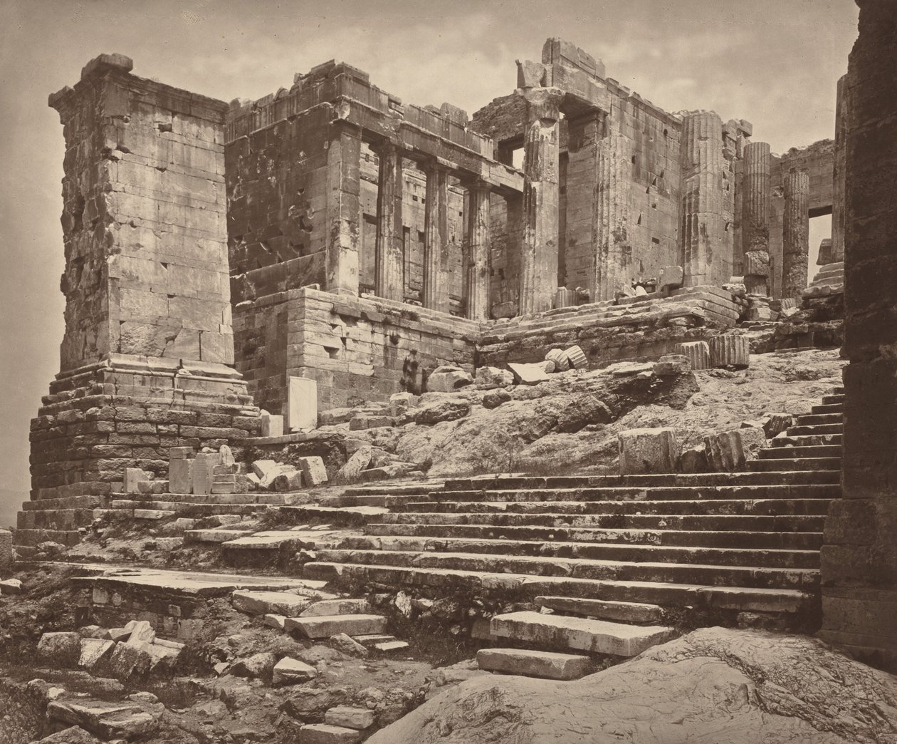 Propyläen von Südwesten von William James Stillman