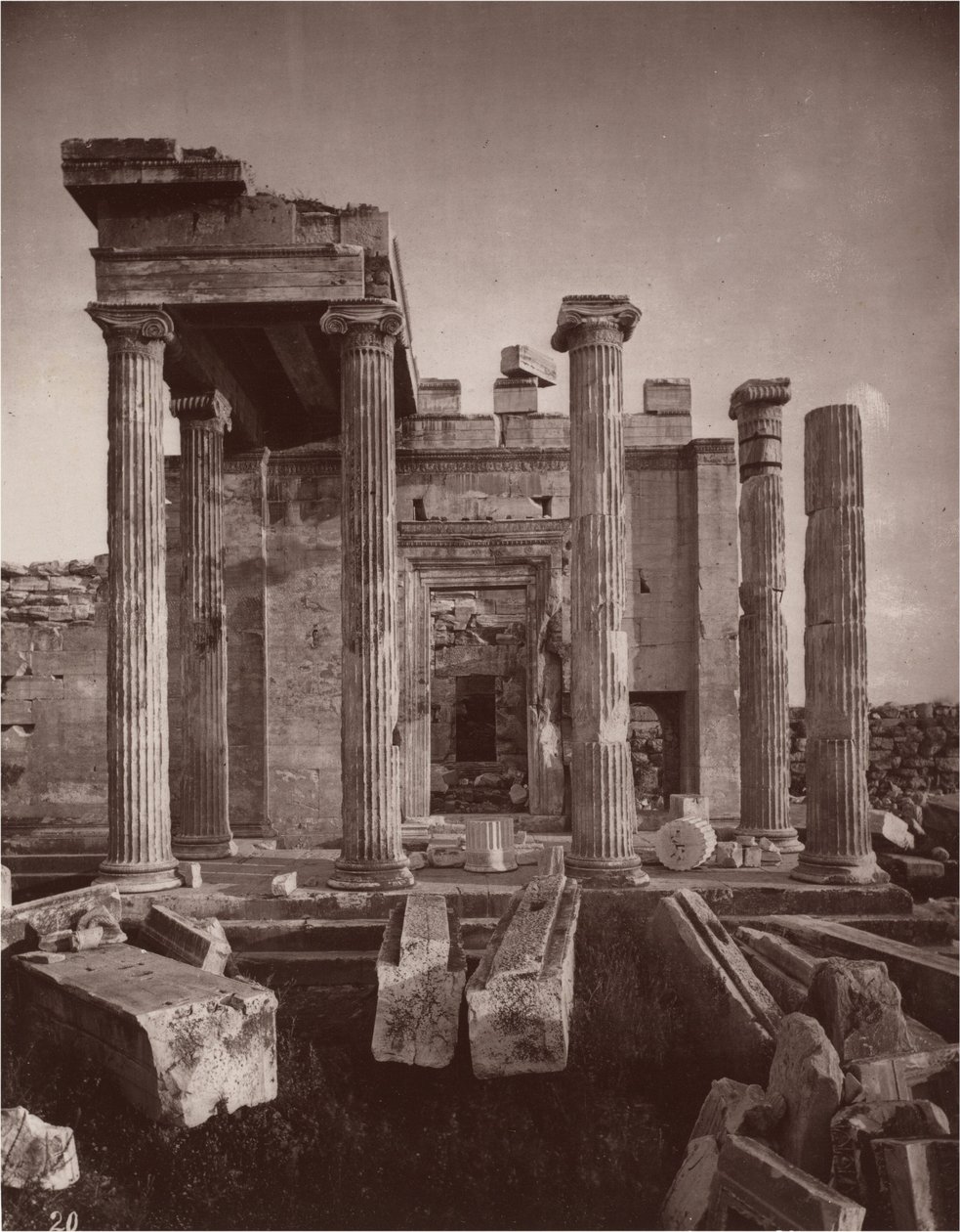 Die Akropolis von Athen, Tafel 20, 1869/1870 von William James Stillman