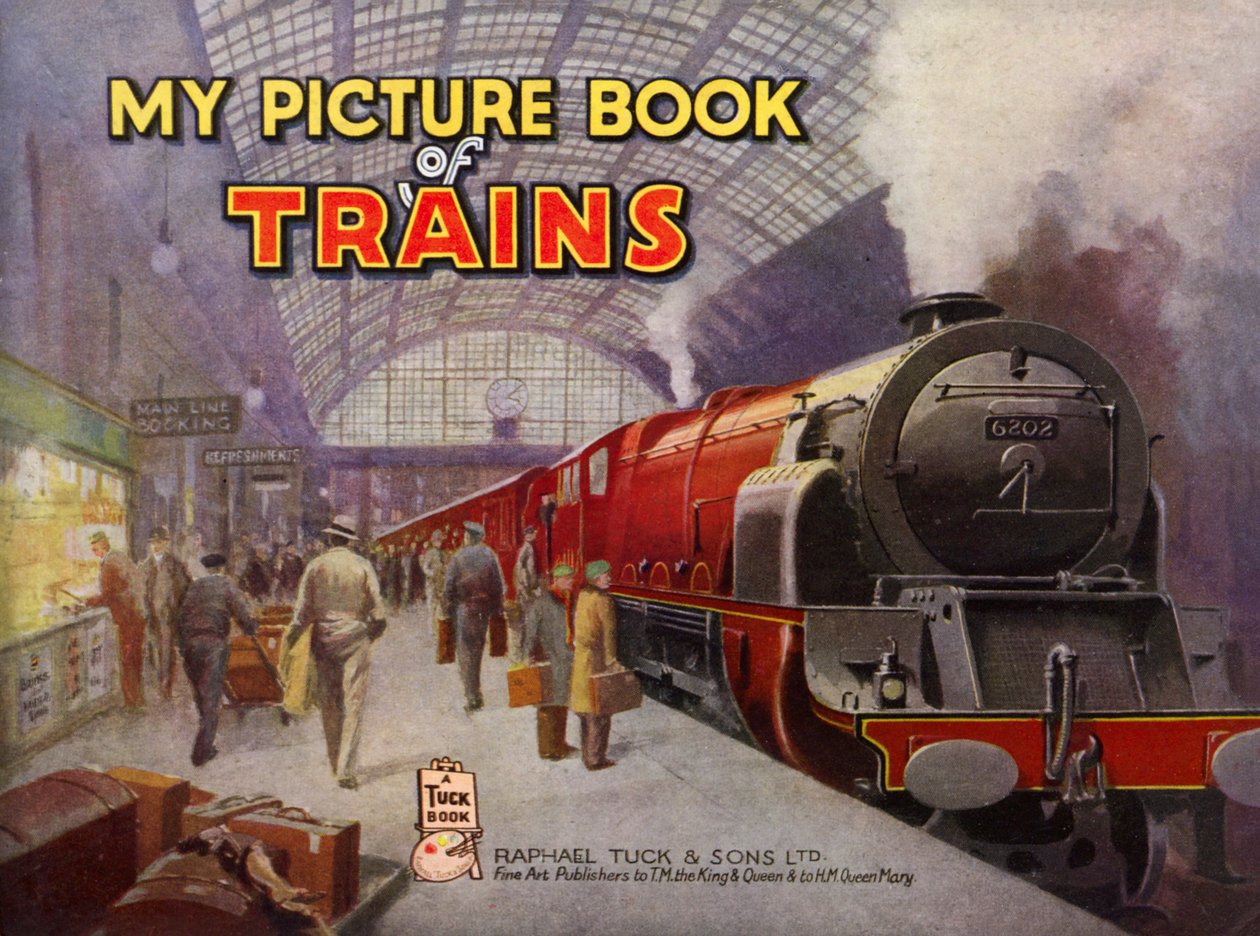 Cover von Mein Bilderbuch der Züge, ca. 1945 von William John Patton McDowell