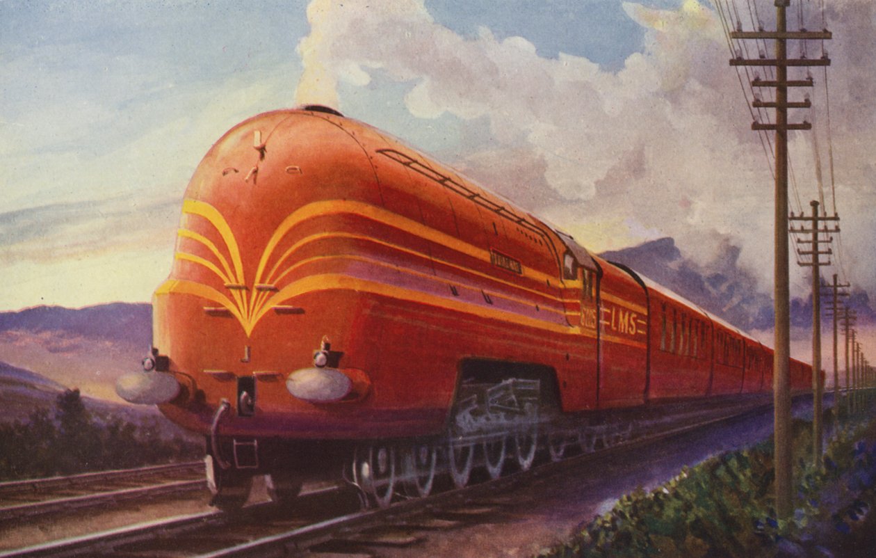 Der LMS stromlinienförmige "Mid-Day Scot" Express von William John Patton McDowell
