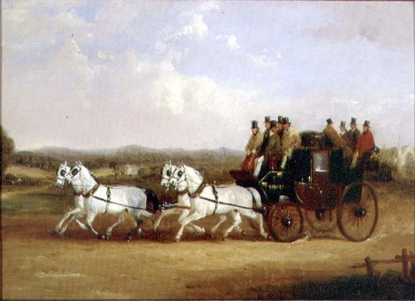 Der Brighton Coach auf der offenen Straße von William Joseph Shayer