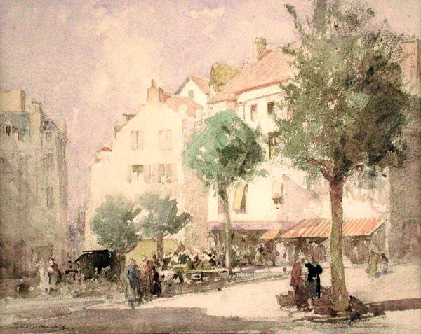 Ein Platz in einer kontinentalen Stadt von William Lee Hankey