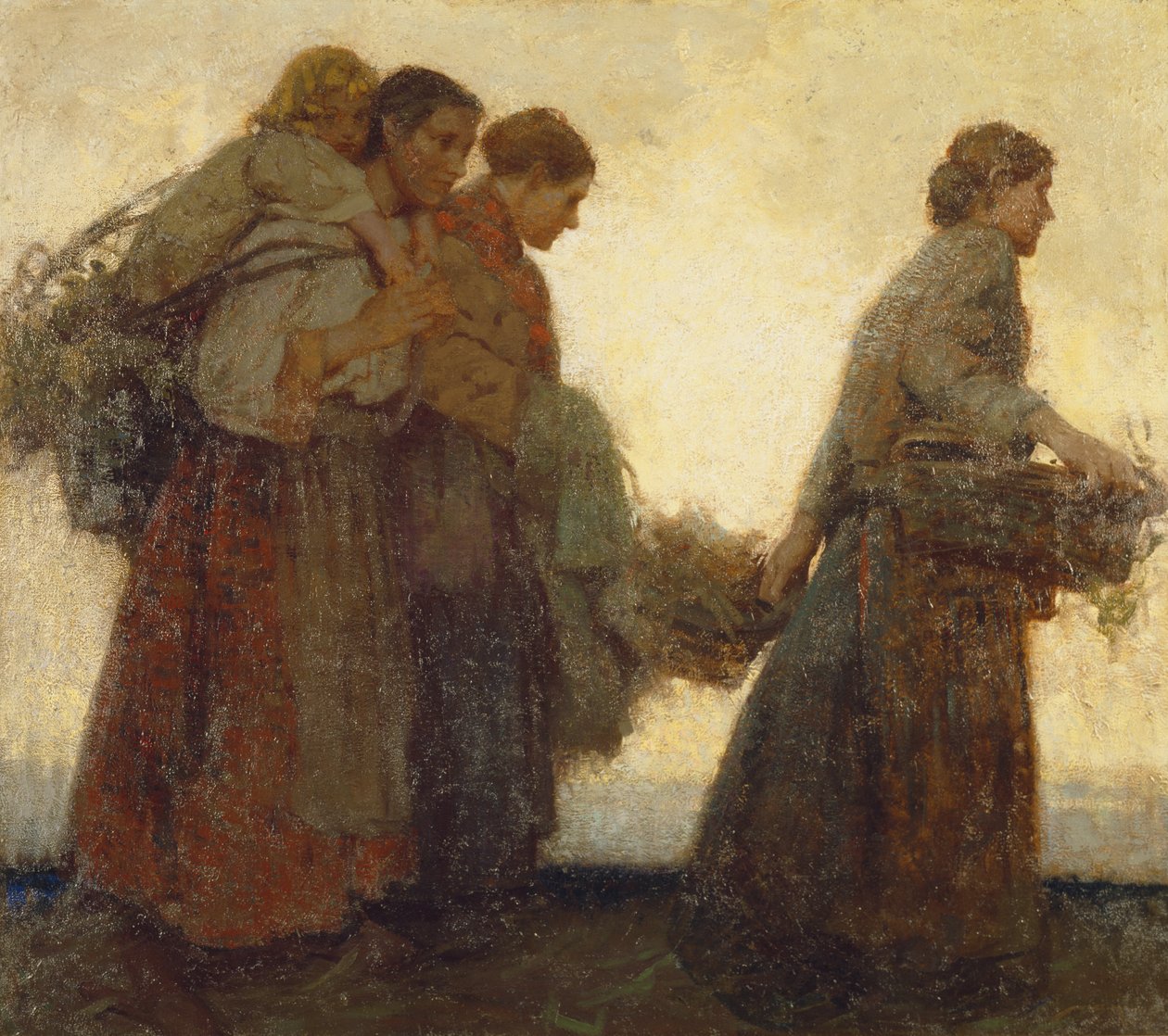 Auf den Deichen, ca. 1910 von William Lee Hankey