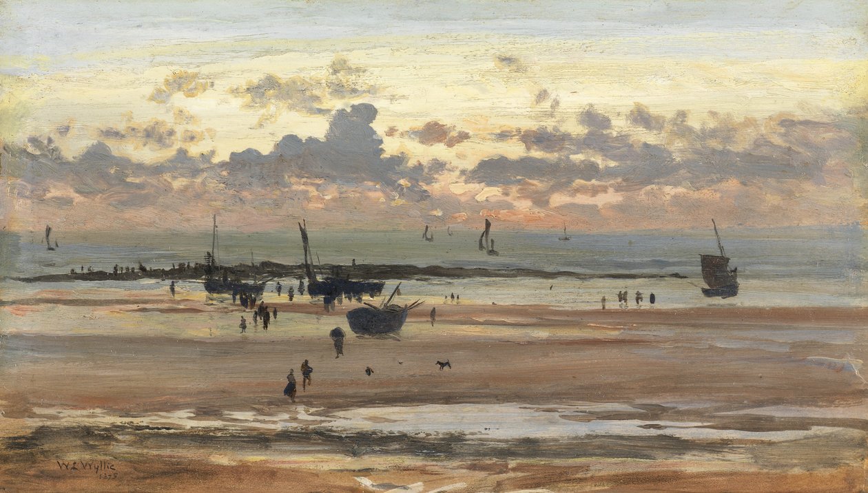 Portel Fischerleute, 1875 von William Lionel Wyllie