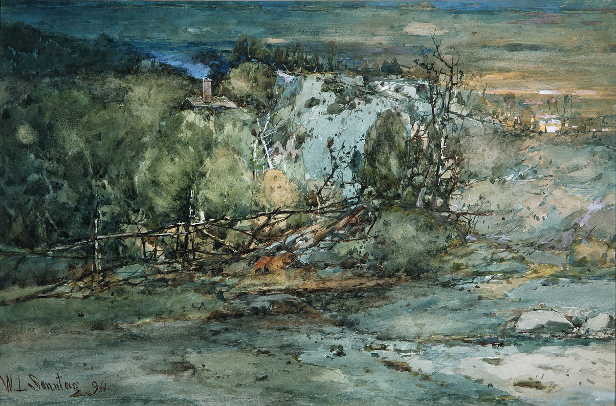 Grenzhütte, 1894 von William Louis Sonntag