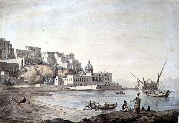 Borgo di Chiaia, Neapel, ca. 1767 von William Marlow