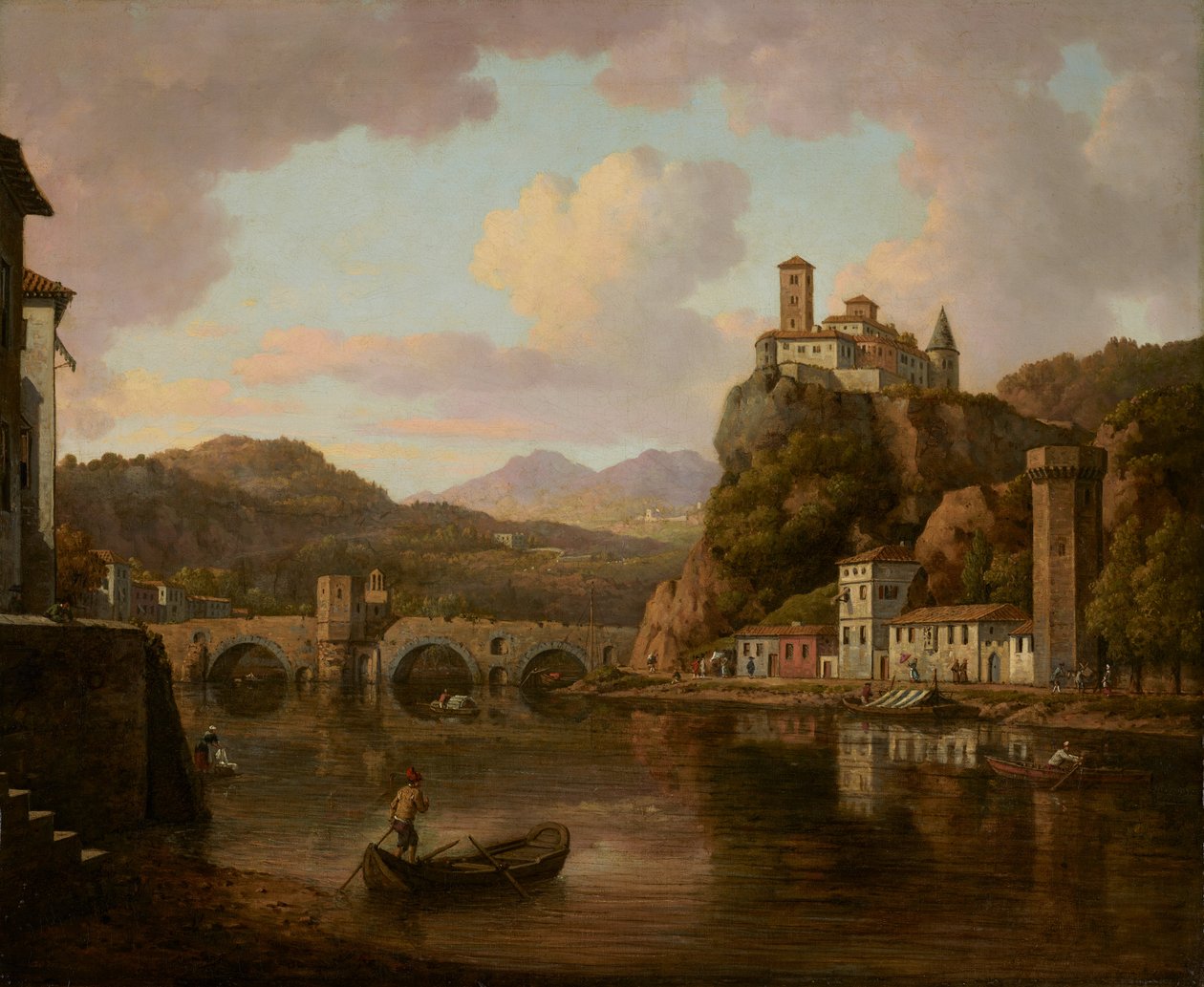 Schloss am Rhône-Fluss, Frankreich von William Marlow
