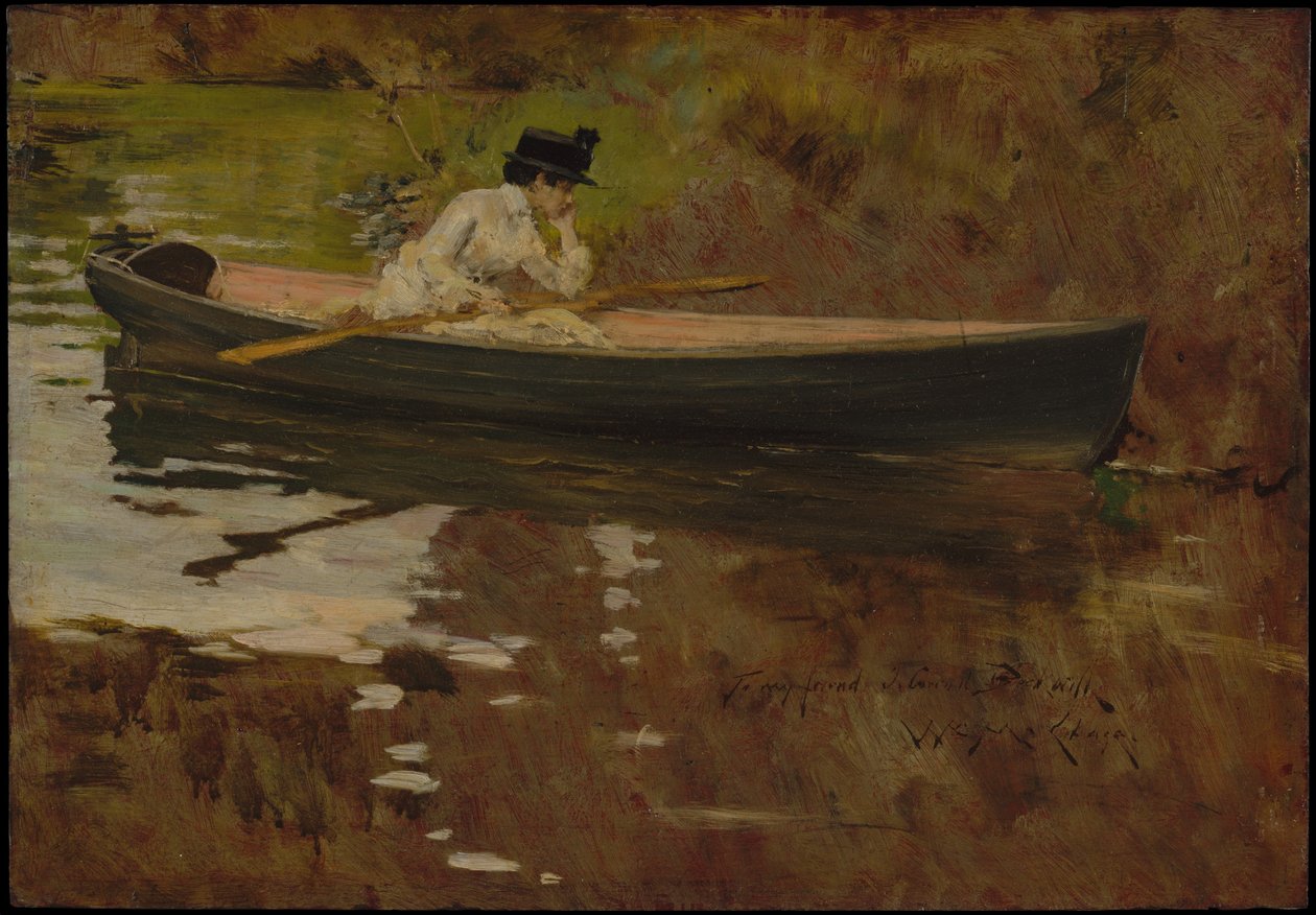 Alice Gerson im Prospect Park von William Merritt Chase