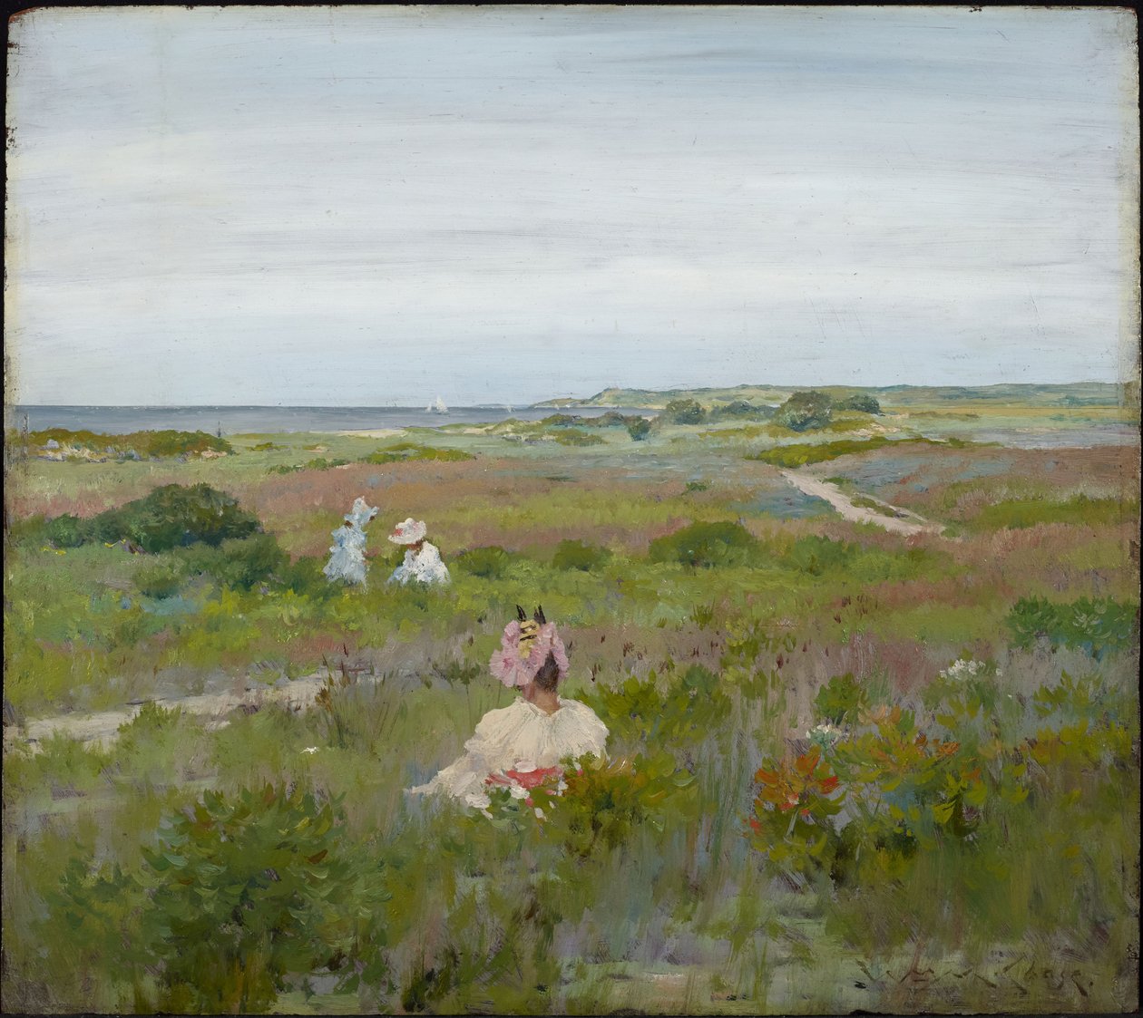 Landschaft: Shinnecock, Long Island von William Merritt Chase