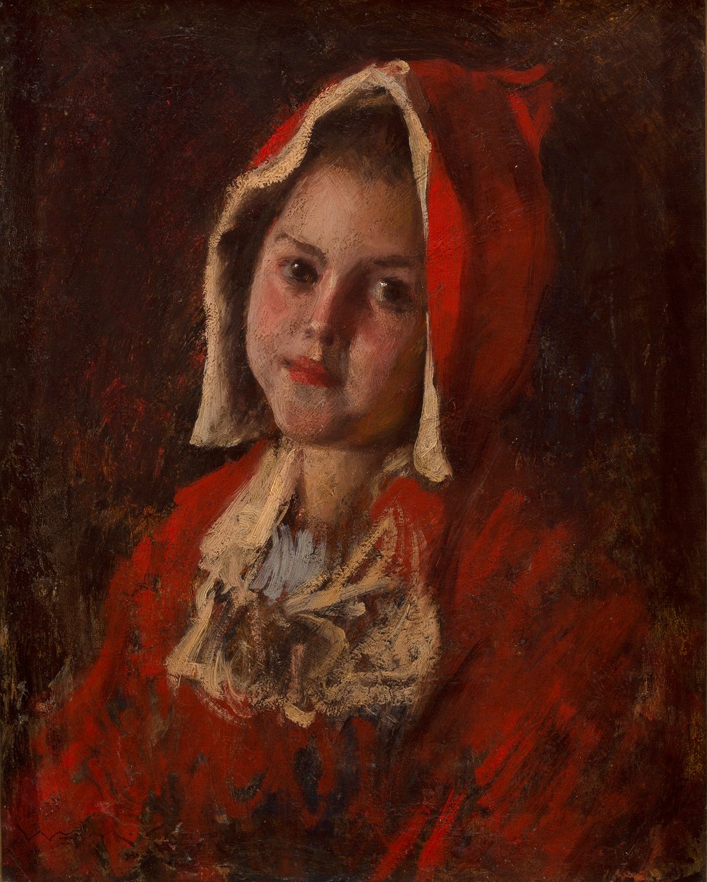 Rotkäppchen von William Merritt Chase