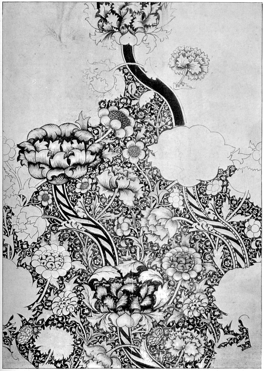 Das Wandle-Muster auf Baumwolle, 1884-1934 von William Morris
