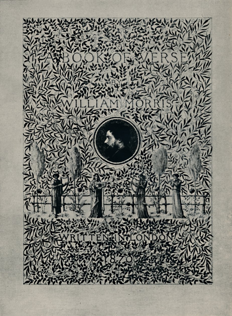 Titelseite zu Ein Buch der Verse, von William Morris, 1870 von William Morris