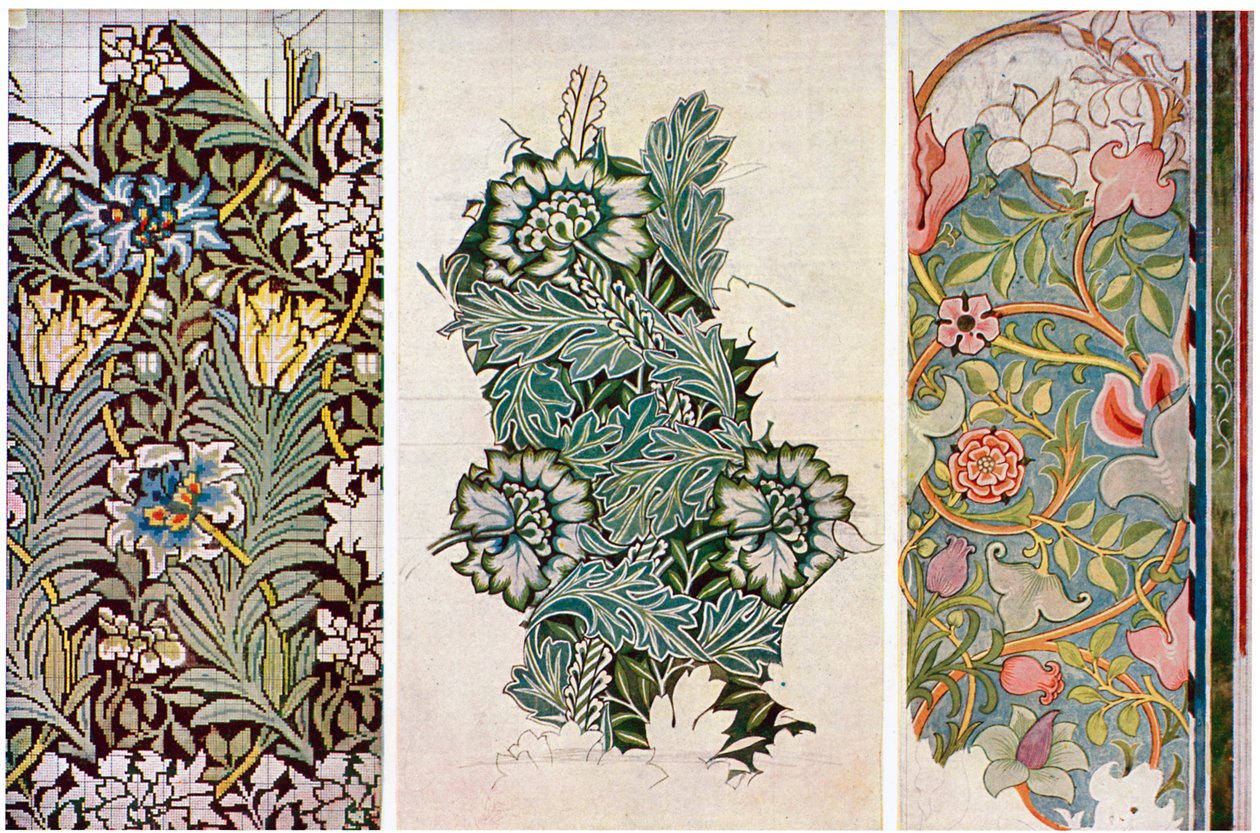 Arbeitszeichnungen von William Morris 1834-1896, 1934 von William Morris
