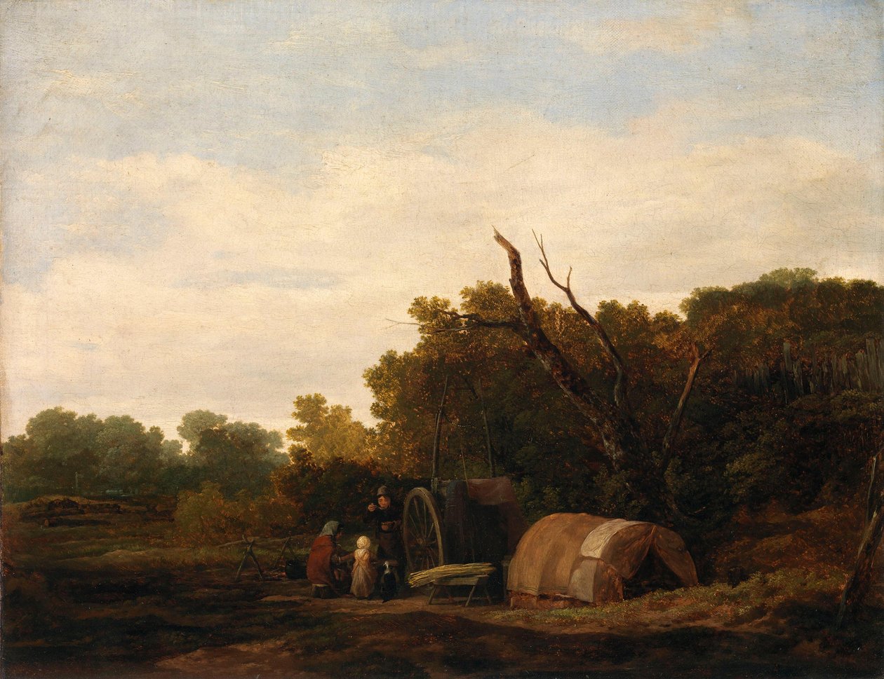 Ein Zigeunerlager von William Mulready