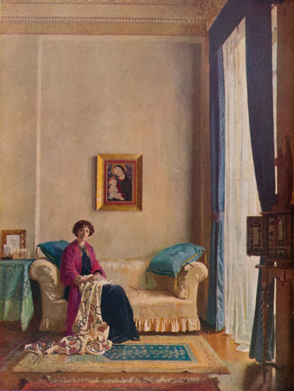 Die Gräfin von Crawford und Balcarres, um 1898-1914, 1914 von William Newenham Montague Orpen