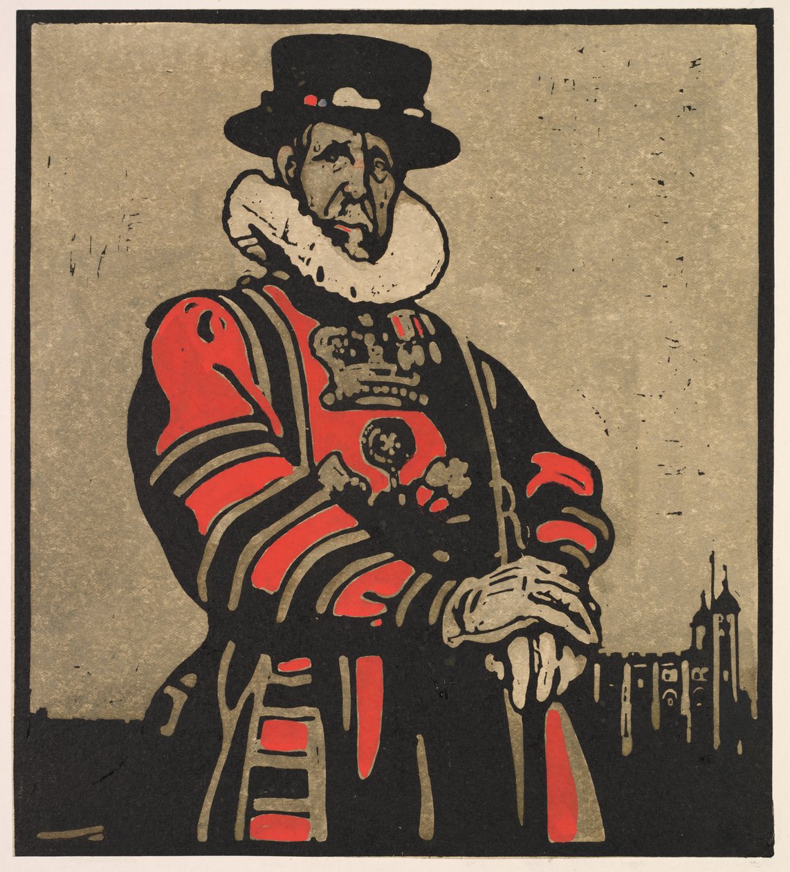 Londoner Typen: Yeoman Warder von William Nicholson