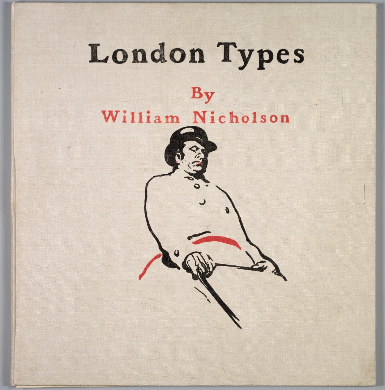 Londoner Typen: Umschlag von William Nicholson