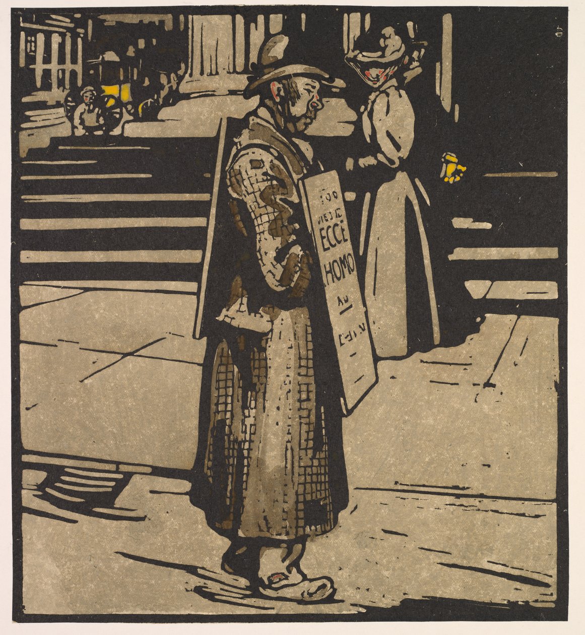 Londoner Typen: Sandwich-Mann von William Nicholson