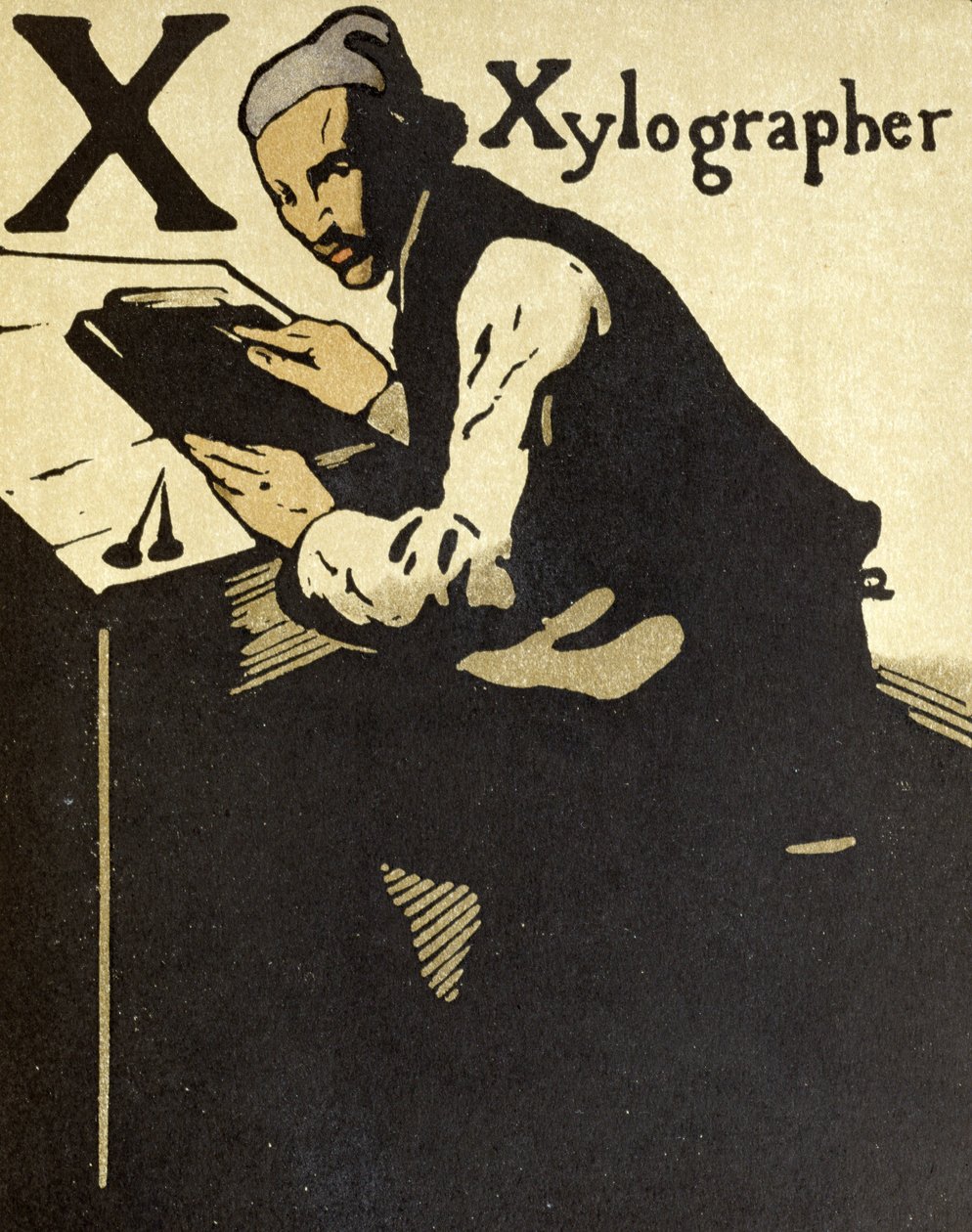 X für Xylograph, Illustration aus 