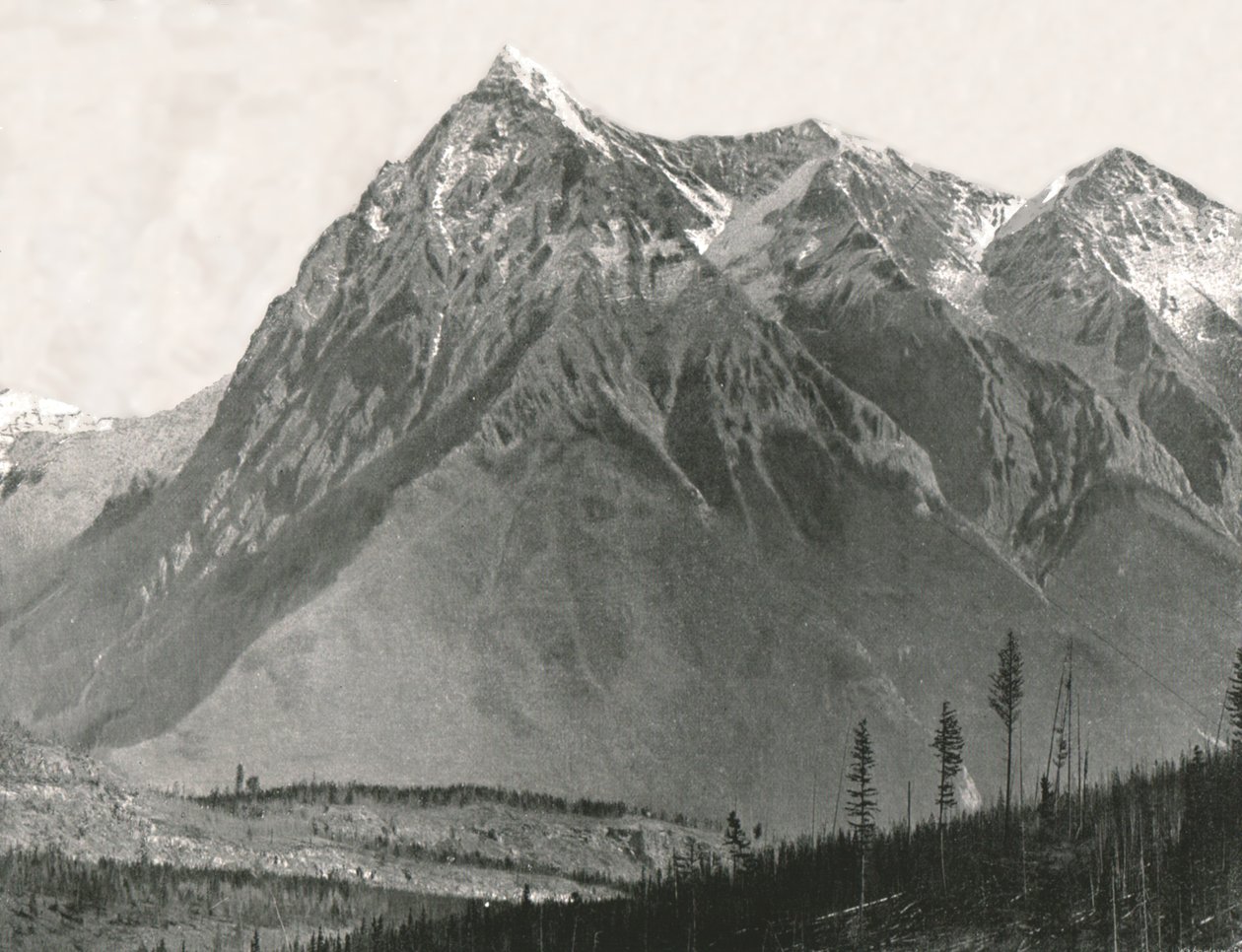 Die Rockies: Chancellor Peak, Leanchoil, Kanada, 1895 von William Notman and Son