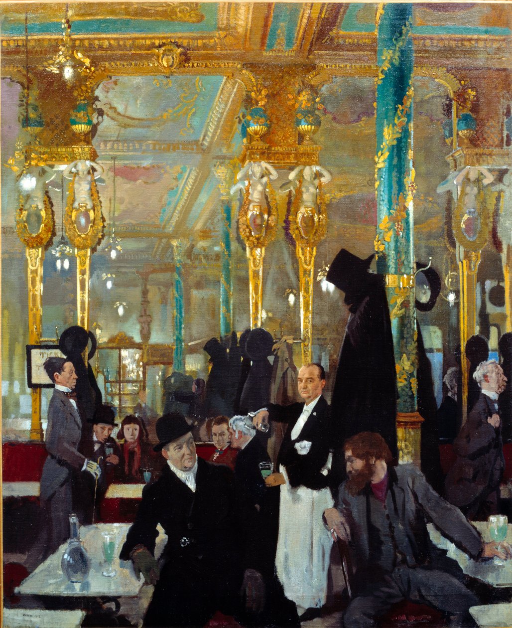 Das königliche Café in London von William Orpen