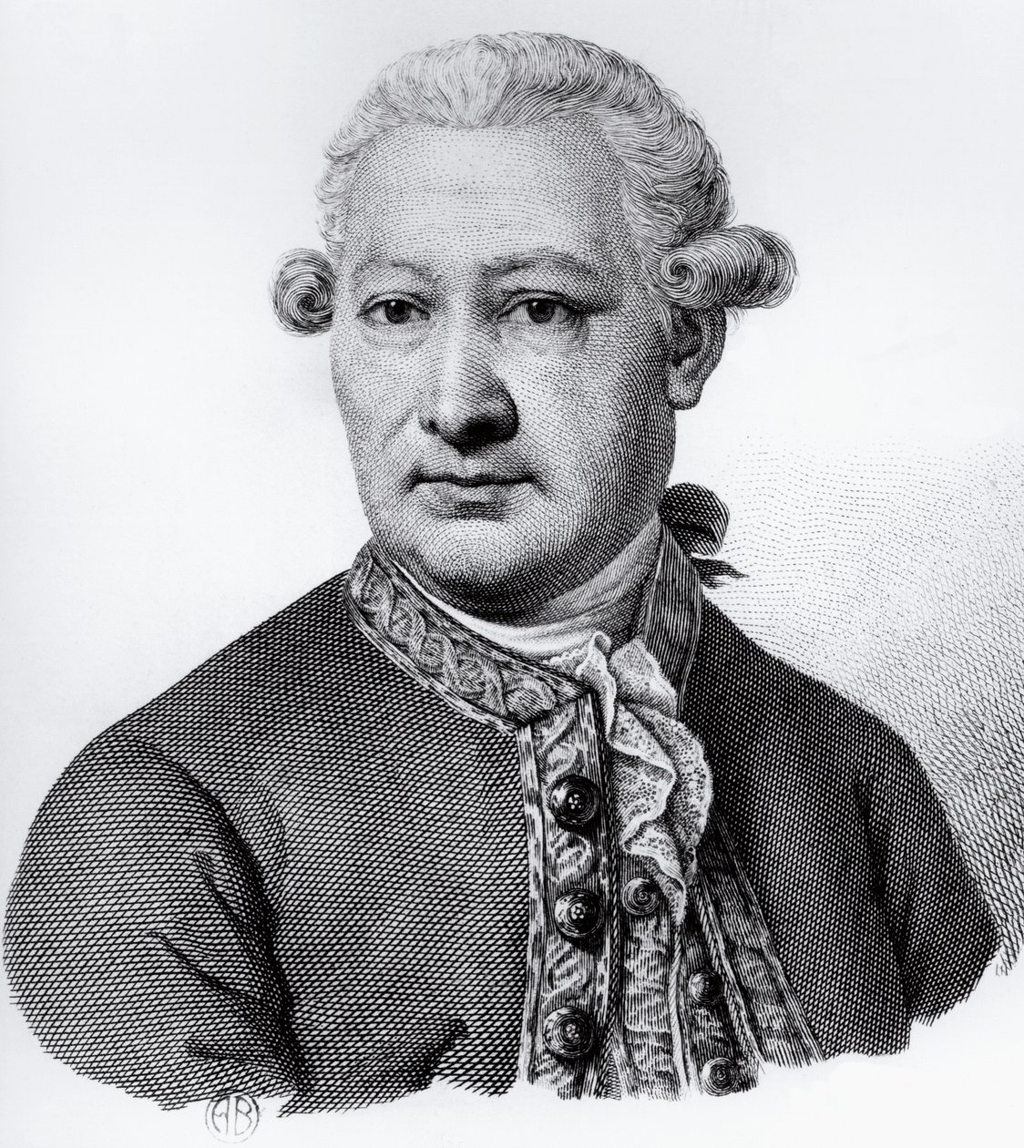 Porträt von Giovanni Alessandro Brambilla, Baron von Carpiano, italienischer Anatom, Pathologe und Arzt, Gravur von Nicolas Toussaint Charlet