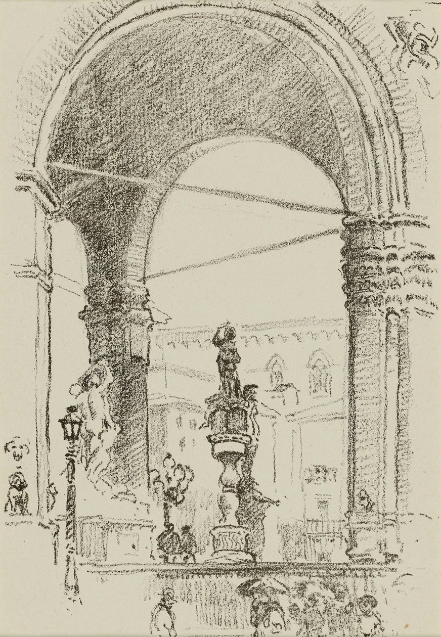 Loggia dei Lanzi von William Penhallow Henderson