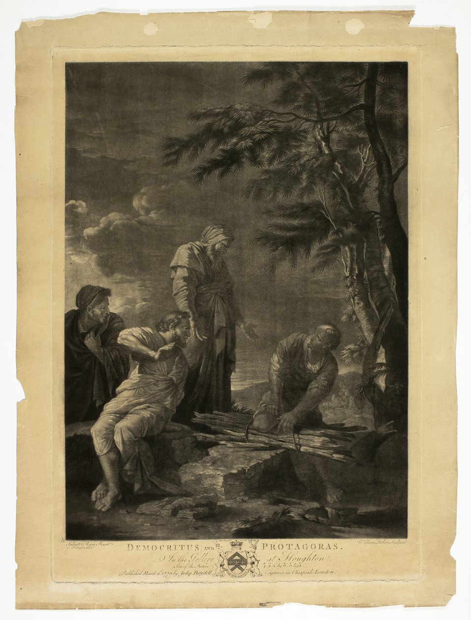 Demokrit und Protagoras von William Pether