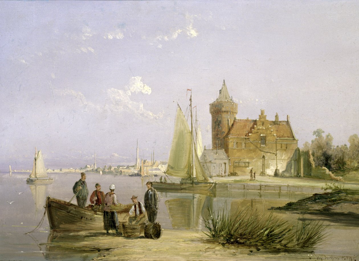 Das Haus de Vraag, am Amstel, Amsterdam von William R. Dommersen