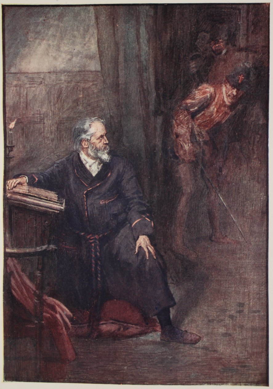 Admiral Coligny war einer der Ersten, der starb, Illustration aus 