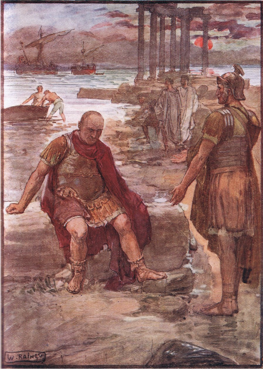 Der verbannte Marius in den Ruinen von Karthago, aus 
