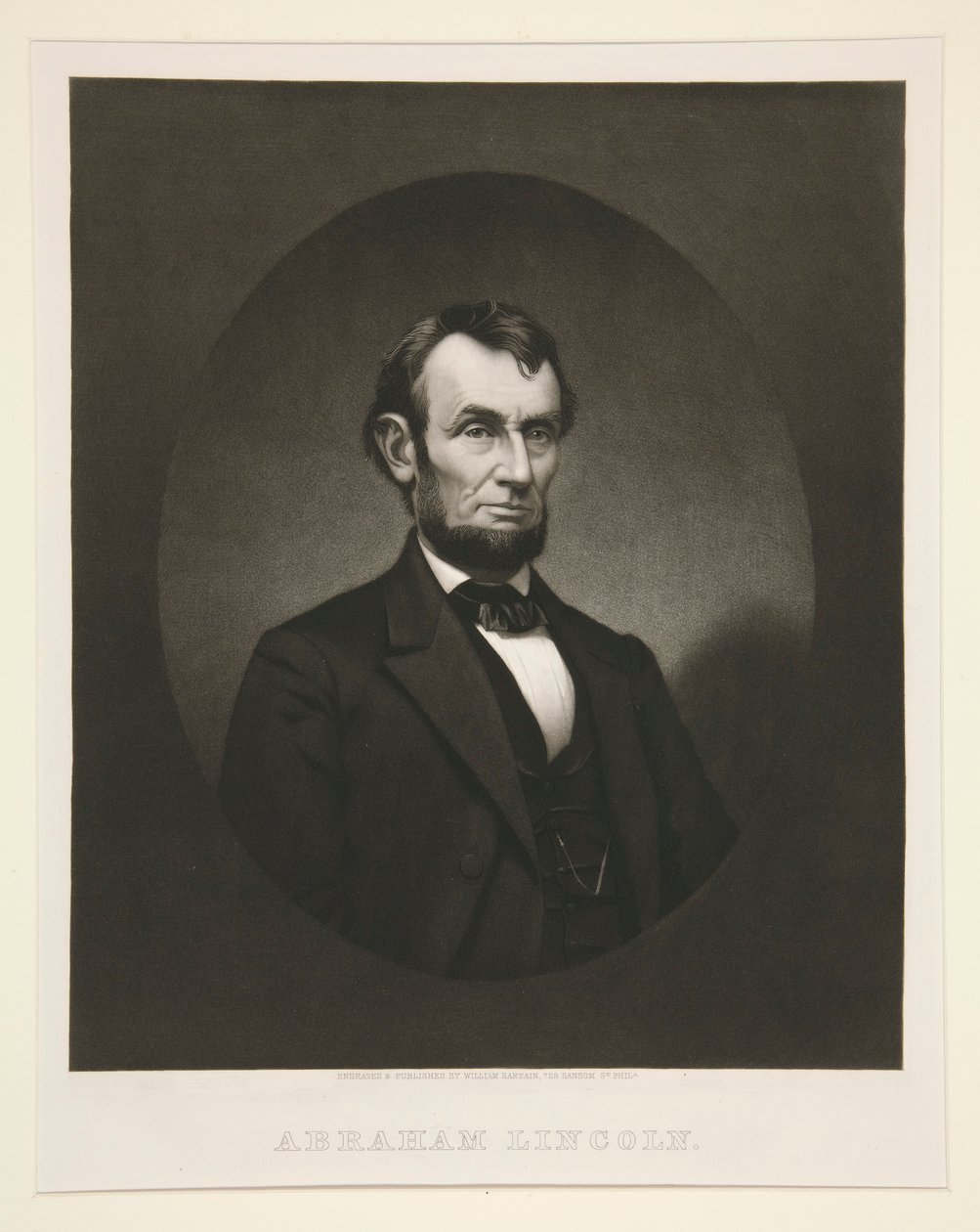 Abraham Lincoln von William Sartain