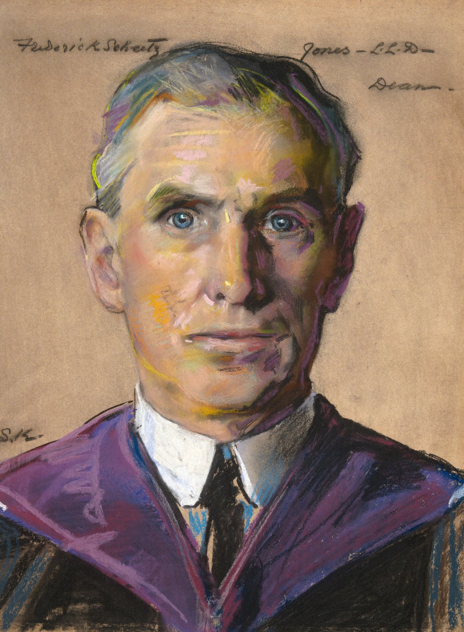 Frederick S. Jones: B.A. 1884, Dekan des Yale College 1909- von William Sergeant Kendall