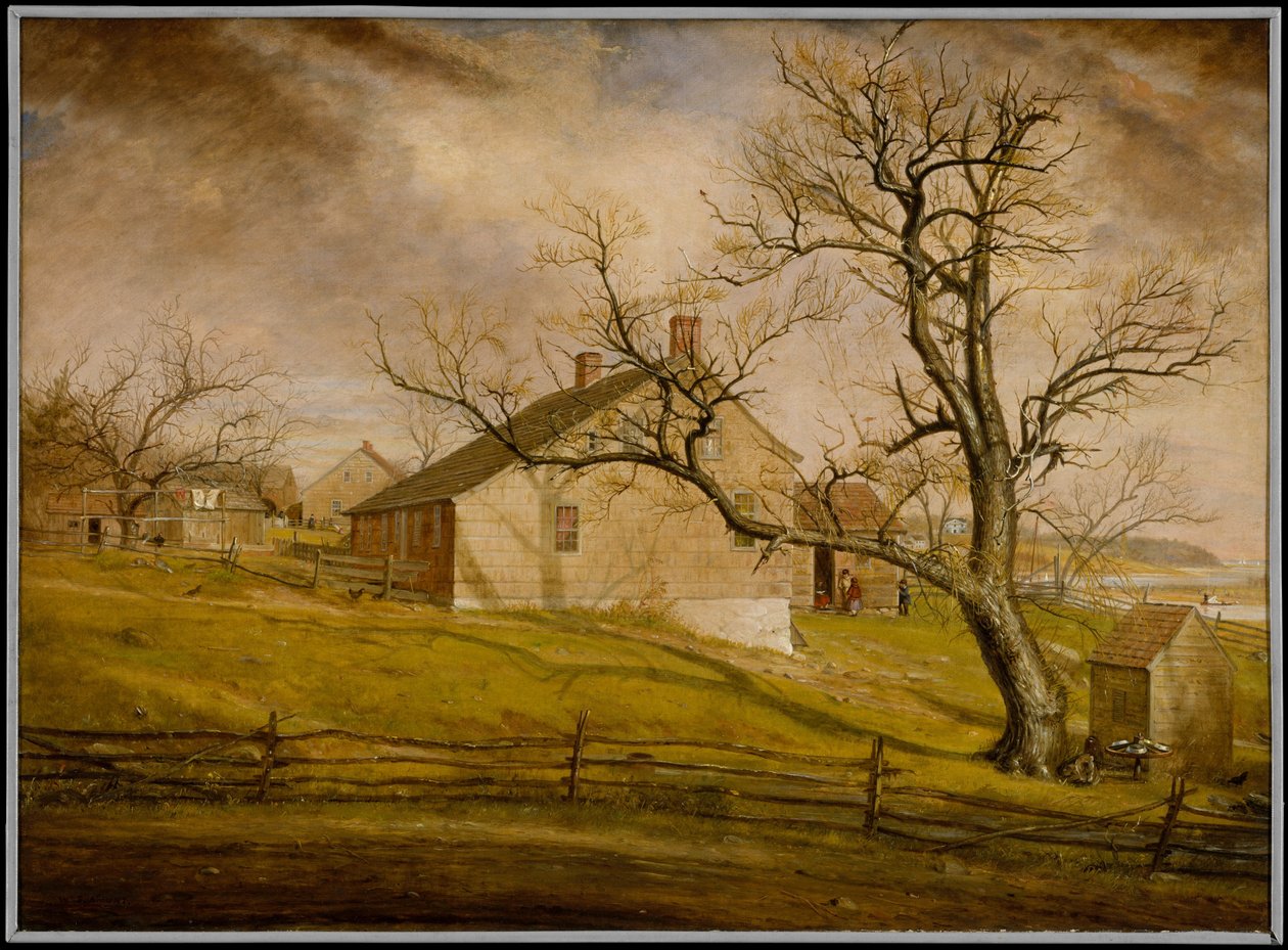 Farmhäuser auf Long Island von William Sidney Mount