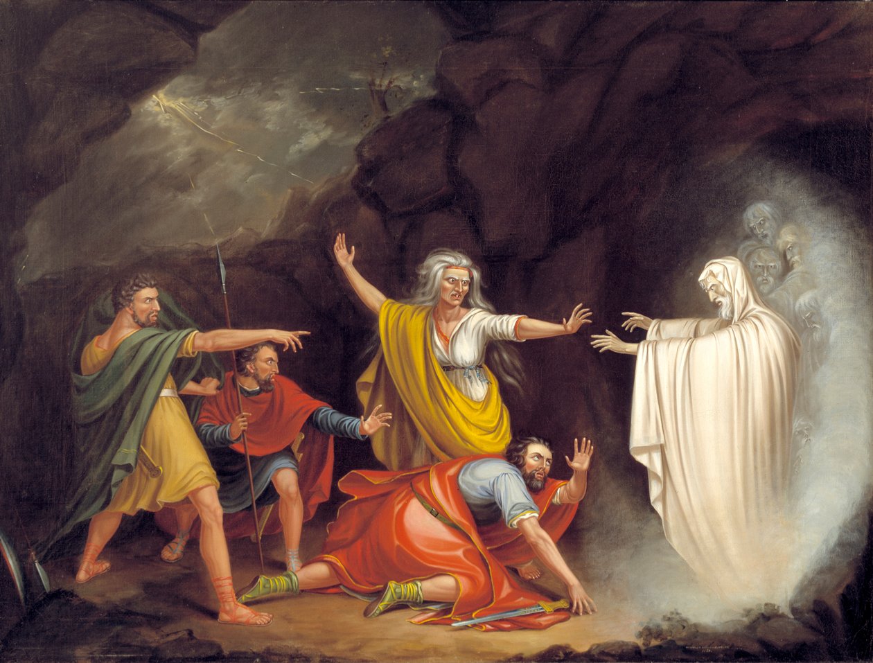 Saul und die Hexe von Endor, 1828 von William Sidney Mount