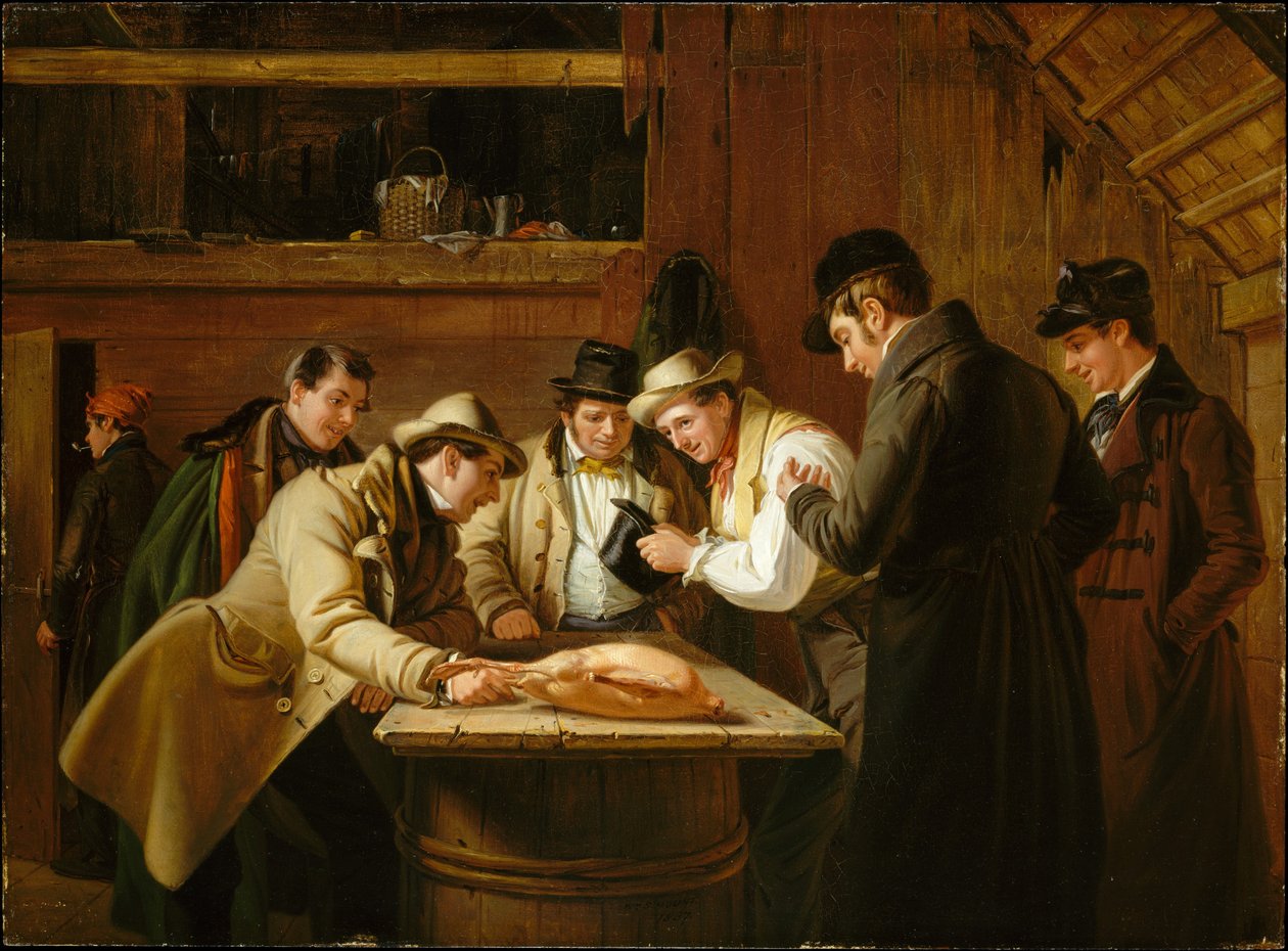 Die Verlosung (Verlosung der Gans) von William Sidney Mount