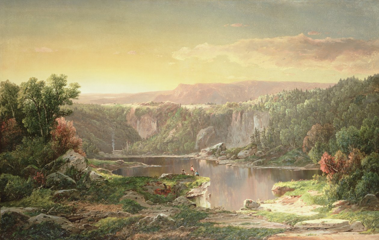 Bergsee bei Piedmont, Maryland von William Sonntag