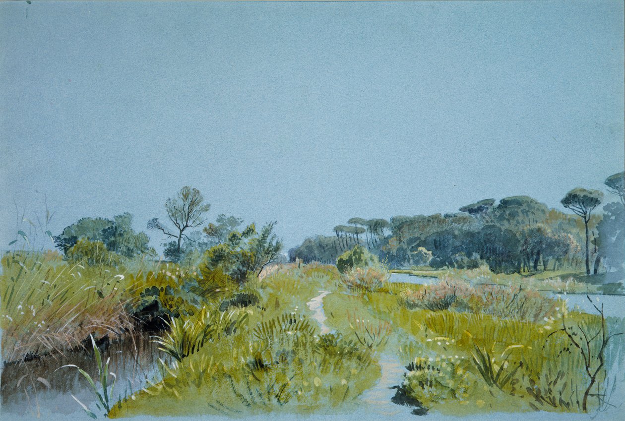 Castel Fusano bei Rom, ca. 1885 von William Stanley Haseltine