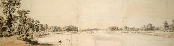 Blick auf die Themse von William Taverner