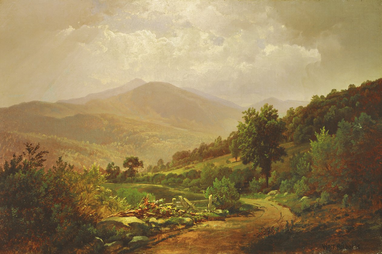 Bouquet Valley in den Adirondacks von William Trost Richards