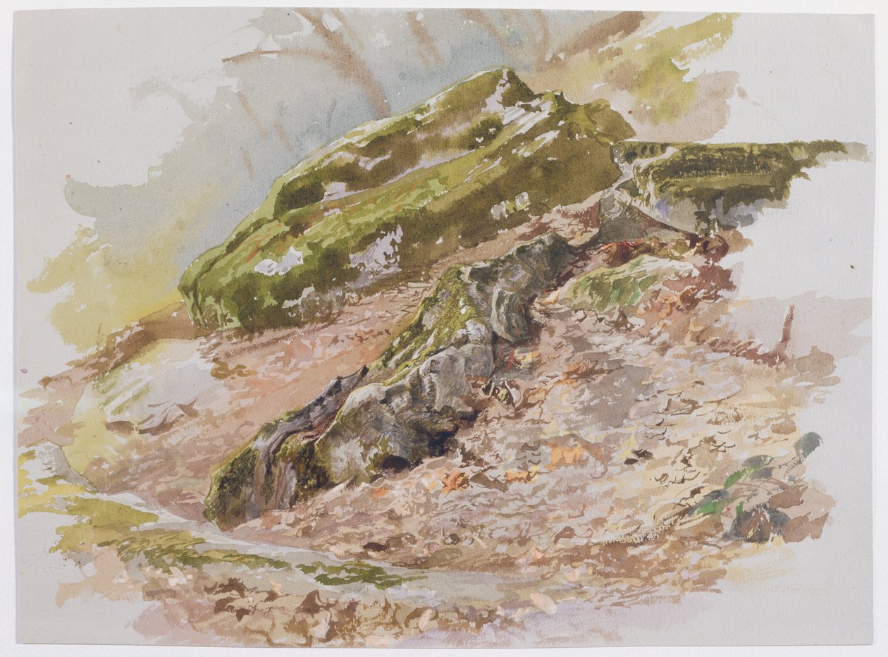 Landschaft, möglicherweise in der Nähe von Germantown, Pennsylvania von William Trost Richards