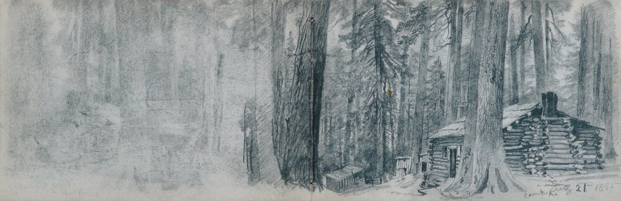 Skizzenbuch mit Landschaftsmotiven des Pazifischen Nordwestens von William Trost Richards