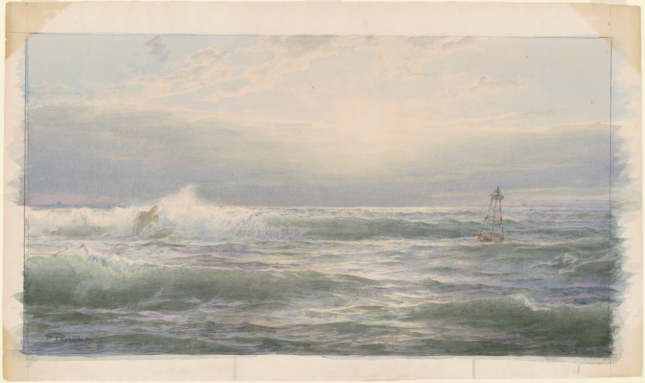 Die Glockenboje von William Trost Richards