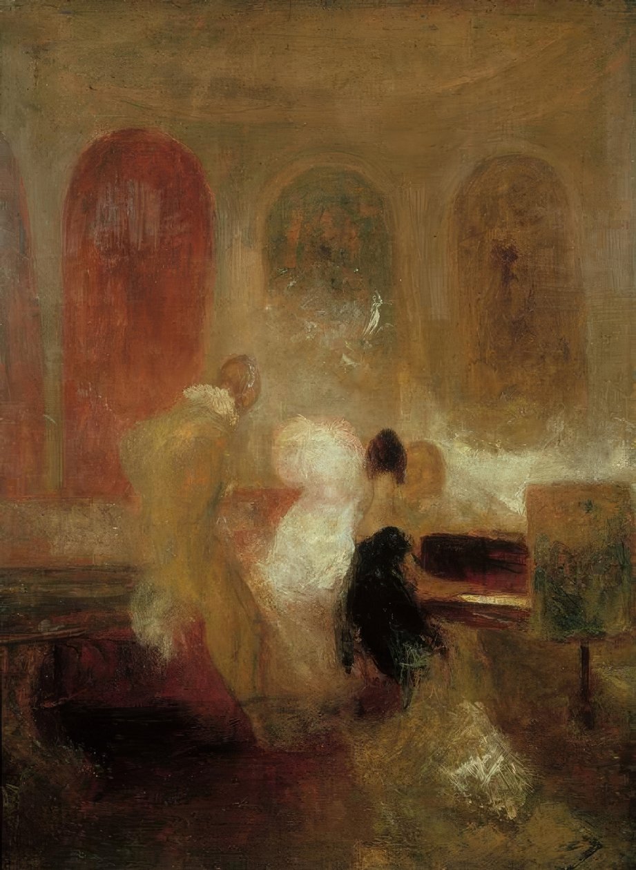 Eine Musikparty, East Cowes Castle von Joseph Mallord William Turner