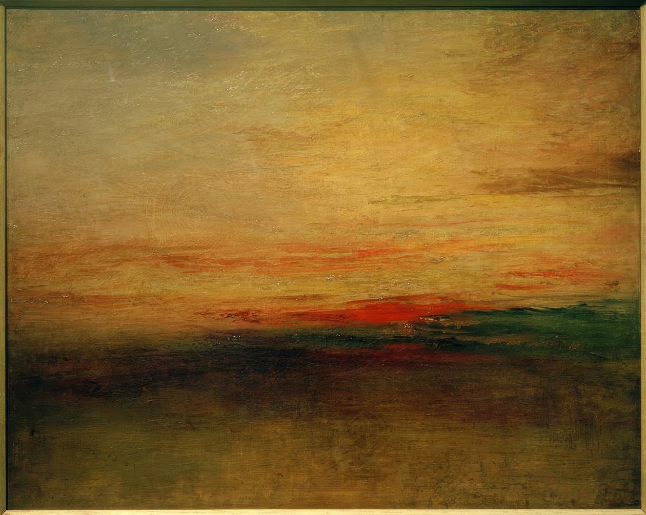 Sonnenuntergang(?) von Joseph Mallord William Turner