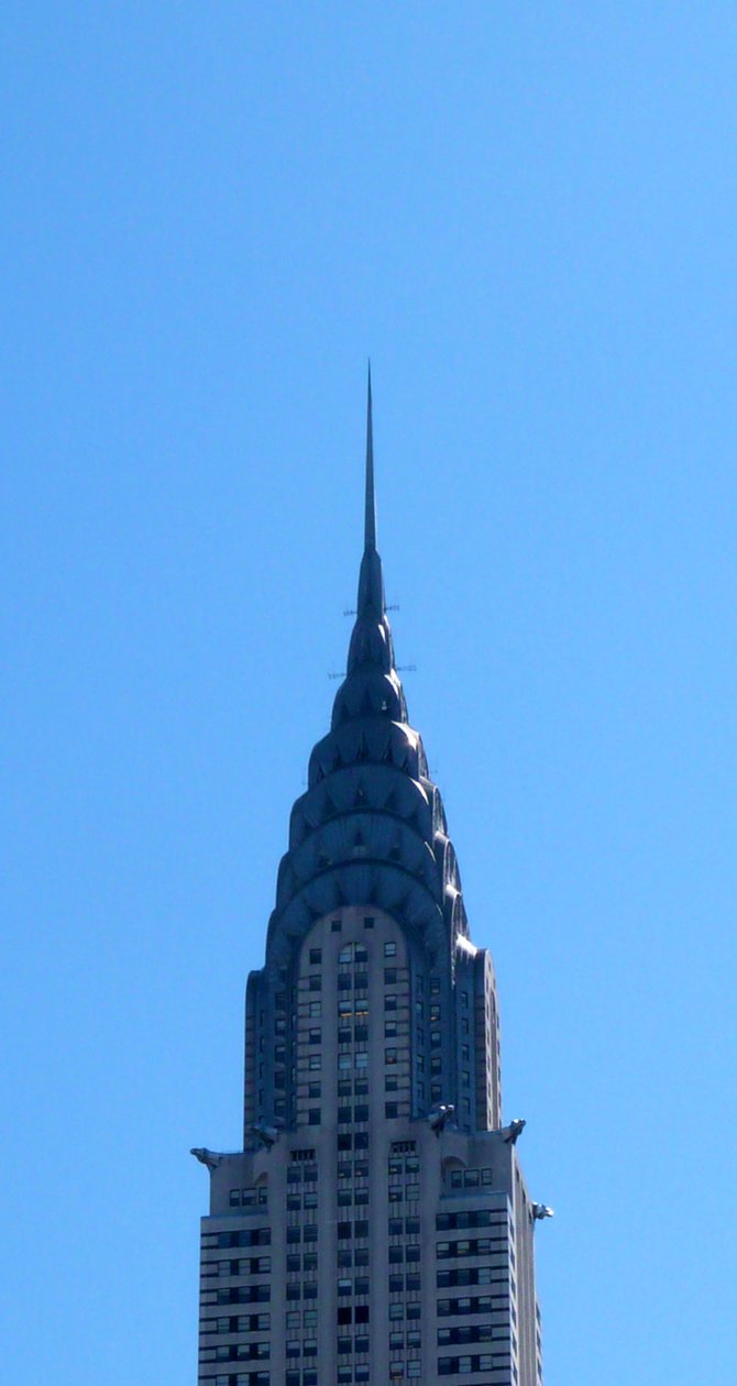 Das Chrysler Building ist ein Art-Deco-Wolkenkratzer in New York City, fertiggestellt 1930 von William Van Alen